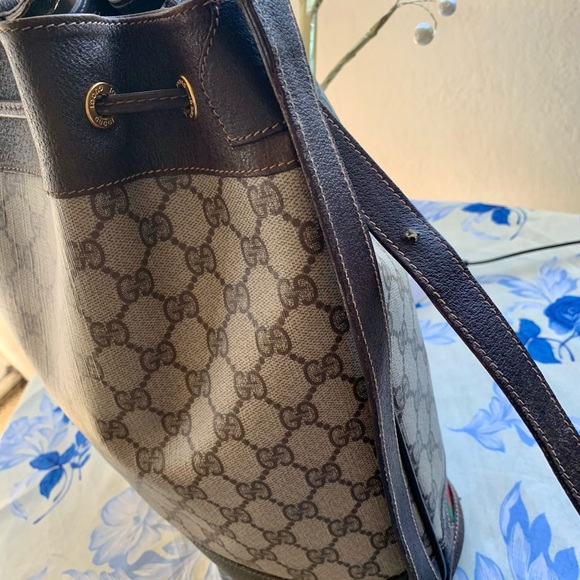 Gucci sherry line crossbody bucket bag - Picture 3 of 13